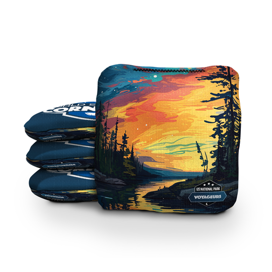 Voyaguers National Park Night Cornhole Bags