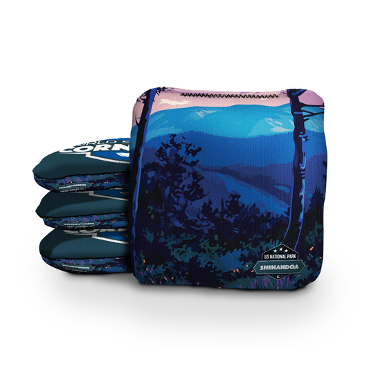 Shenandoah National Park Night Cornhole Bags