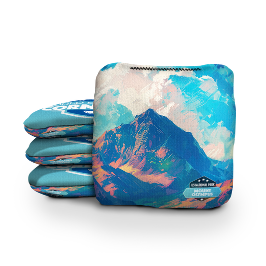 Mt. Olympus National Park Day Cornhole Bags