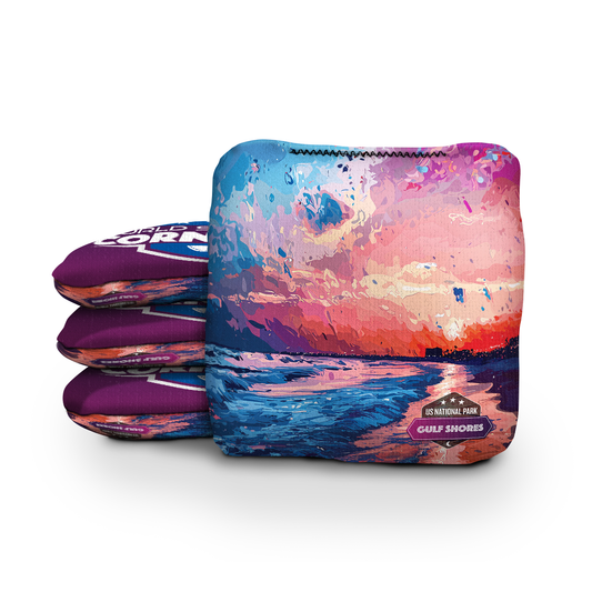 Gulf Shores National Park Night Cornhole Bags