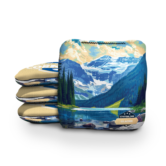 Glacier National Park Day Cornhole Bags