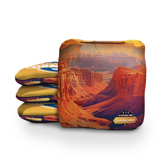 Capitol Reef National Park Day Cornhole Bags