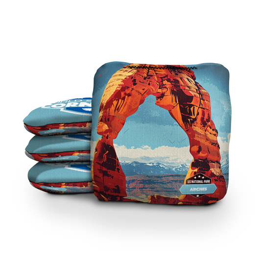 Arches National Park Day Cornhole Bags