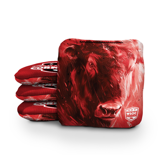 Buffalo Red Cornhole Bags