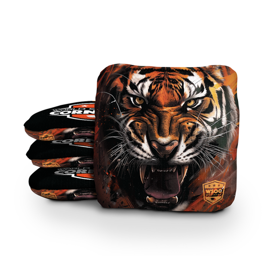 Cincinnati Black Cornhole Bags