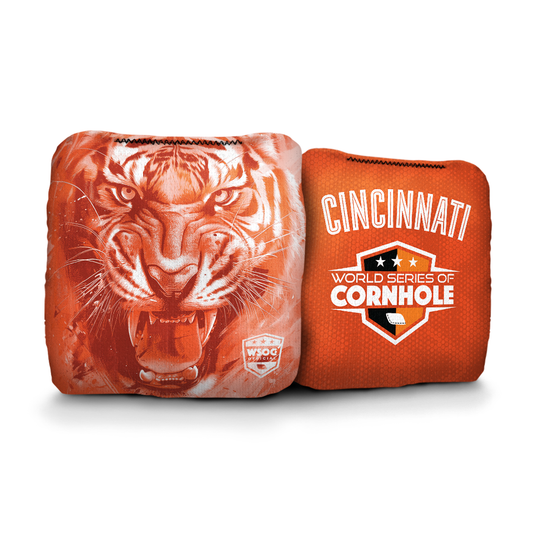 Cincinnati Orange Cornhole Bags