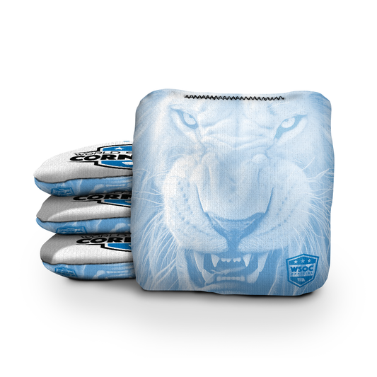 Detroit White Cornhole Bags