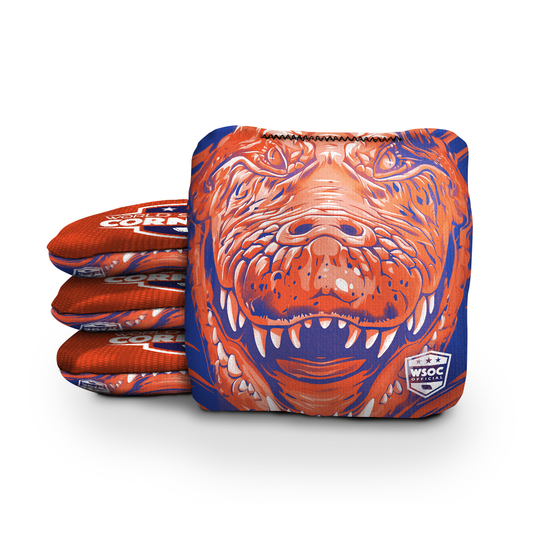 Florida Orange Cornhole Bags