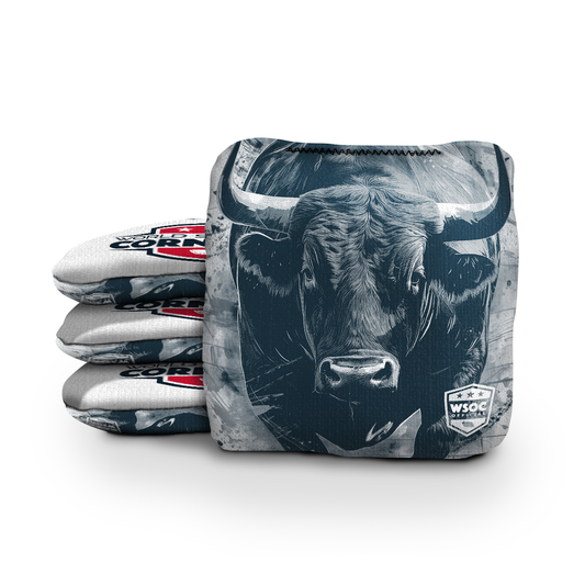 Houston White Cornhole Bags