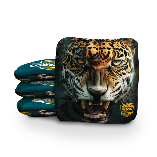 Jacksonville Teal Cornhole Bags