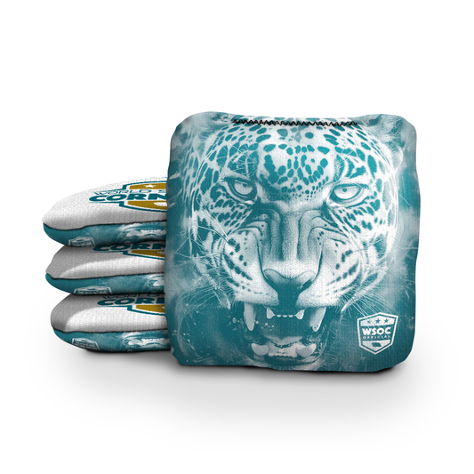 Jacksonville White Cornhole Bags