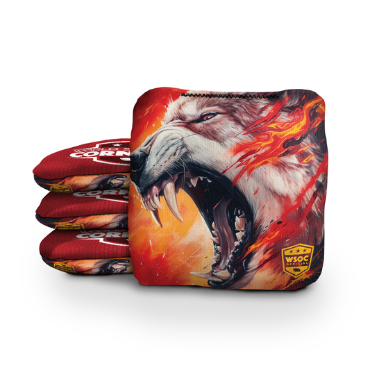 Kansas City Red Cornhole Bags