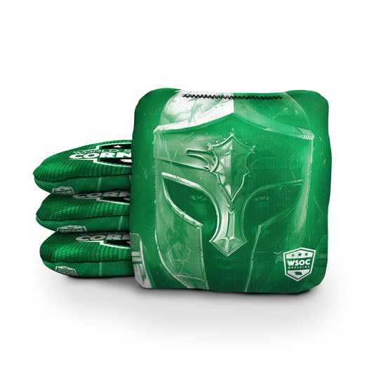 Michigan State Green Cornhole Bags