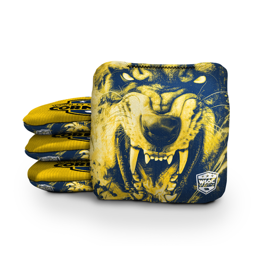 Michigan Wolverines Yellow Cornhole Bags