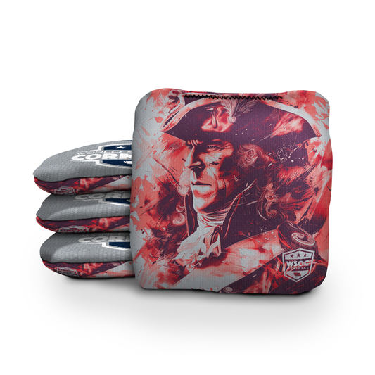 New England Grey Cornhole Bags