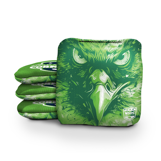 Seattle Green Cornhole Bags