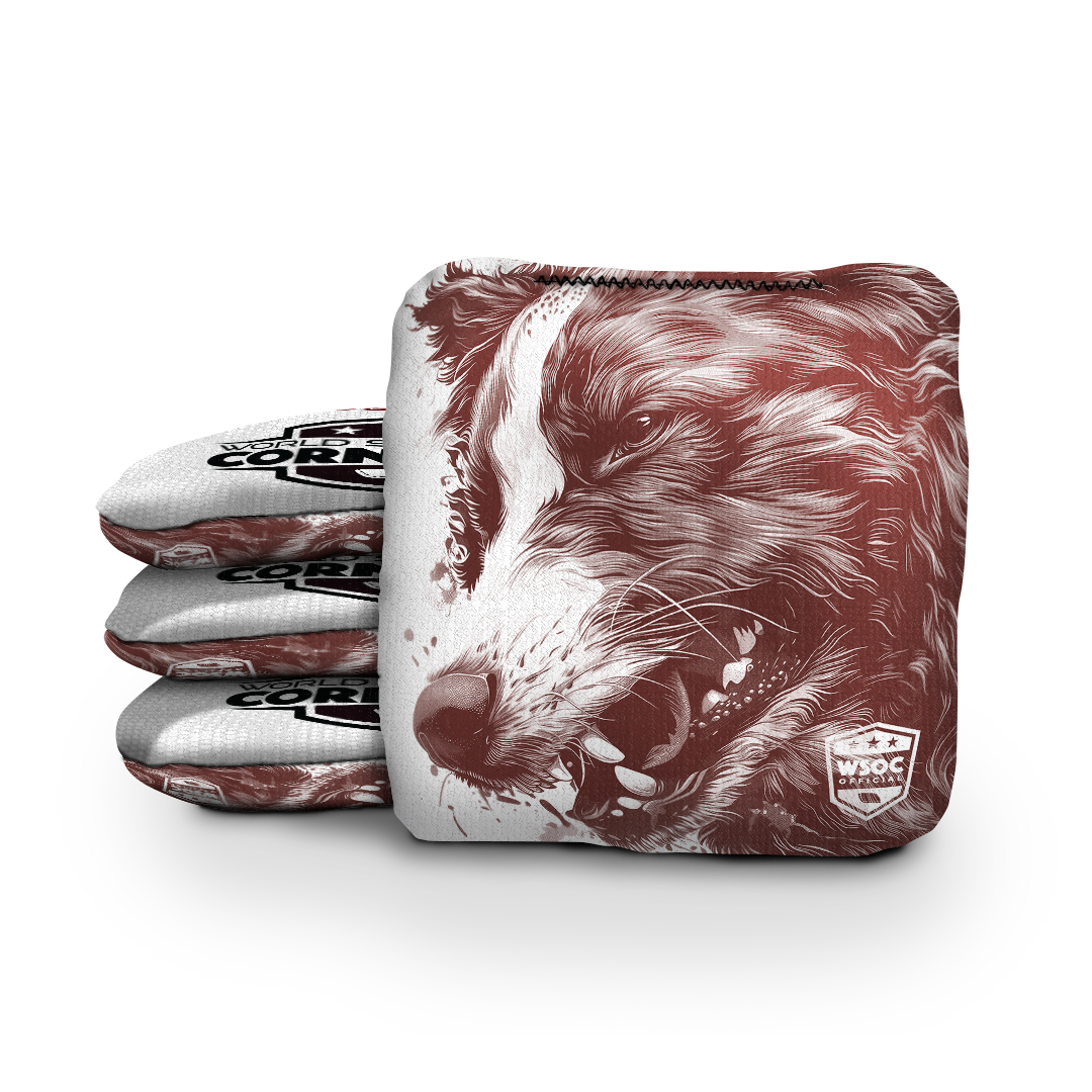 Texas White Cornhole Bags