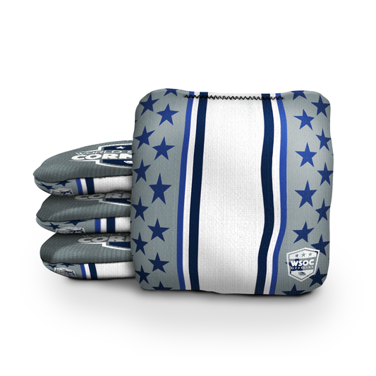 Dallas Grey Cornhole Bags