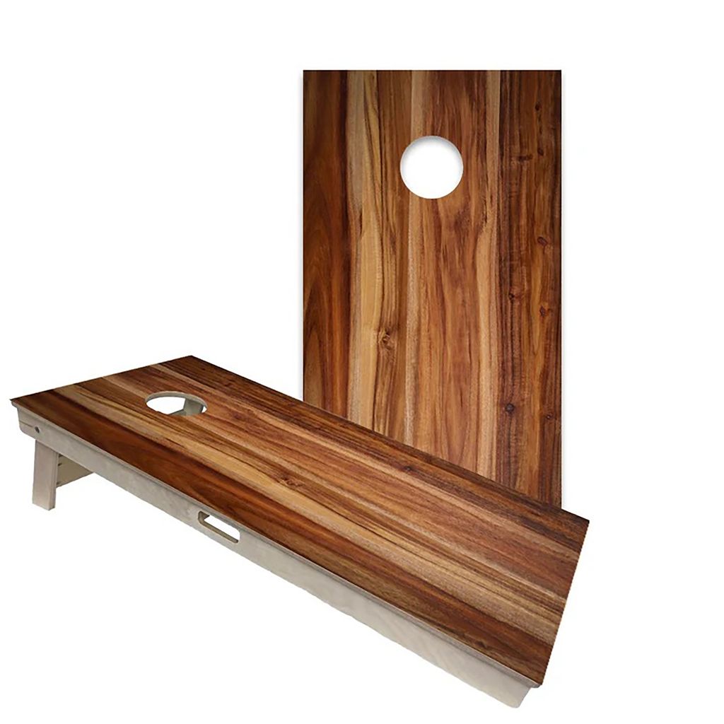 Wood Finish Acacia Cornhole Boards