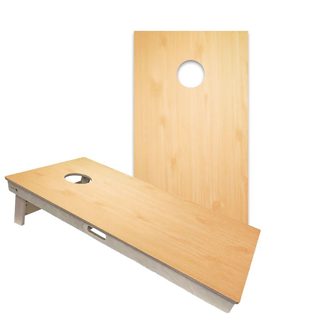 Wood Finish Light Wood Cornhole Boards