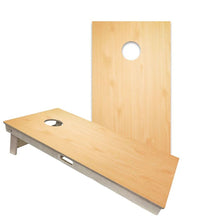 Wood Finish Light Wood Cornhole Boards

