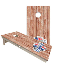 Wood Finish WSOC Plank Wood Cornhole Boards
