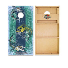 Withering Wilds Largemouth Bass Cornhole Boards
