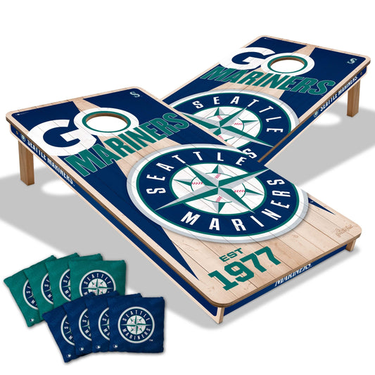 Seattle Mariners 2x4 Pro Cornhole Boards 