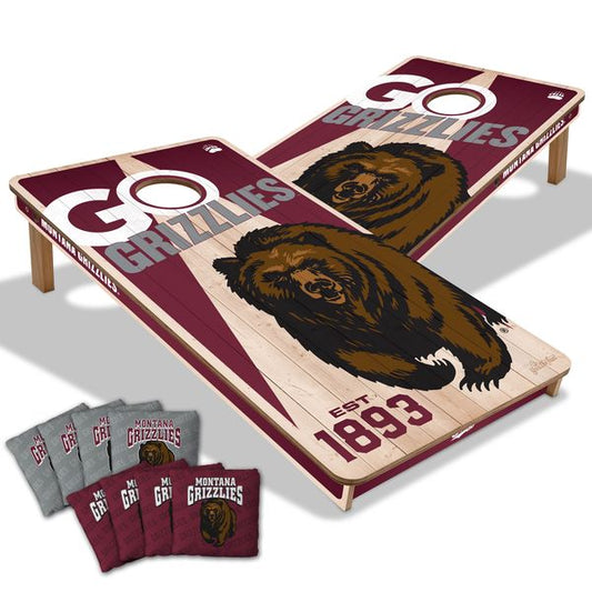 Montana Grizzlies 2x4 Pro Cornhole Boards