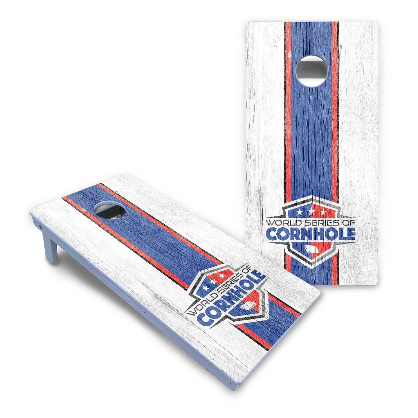WSOC White All-Weather Cornhole Set