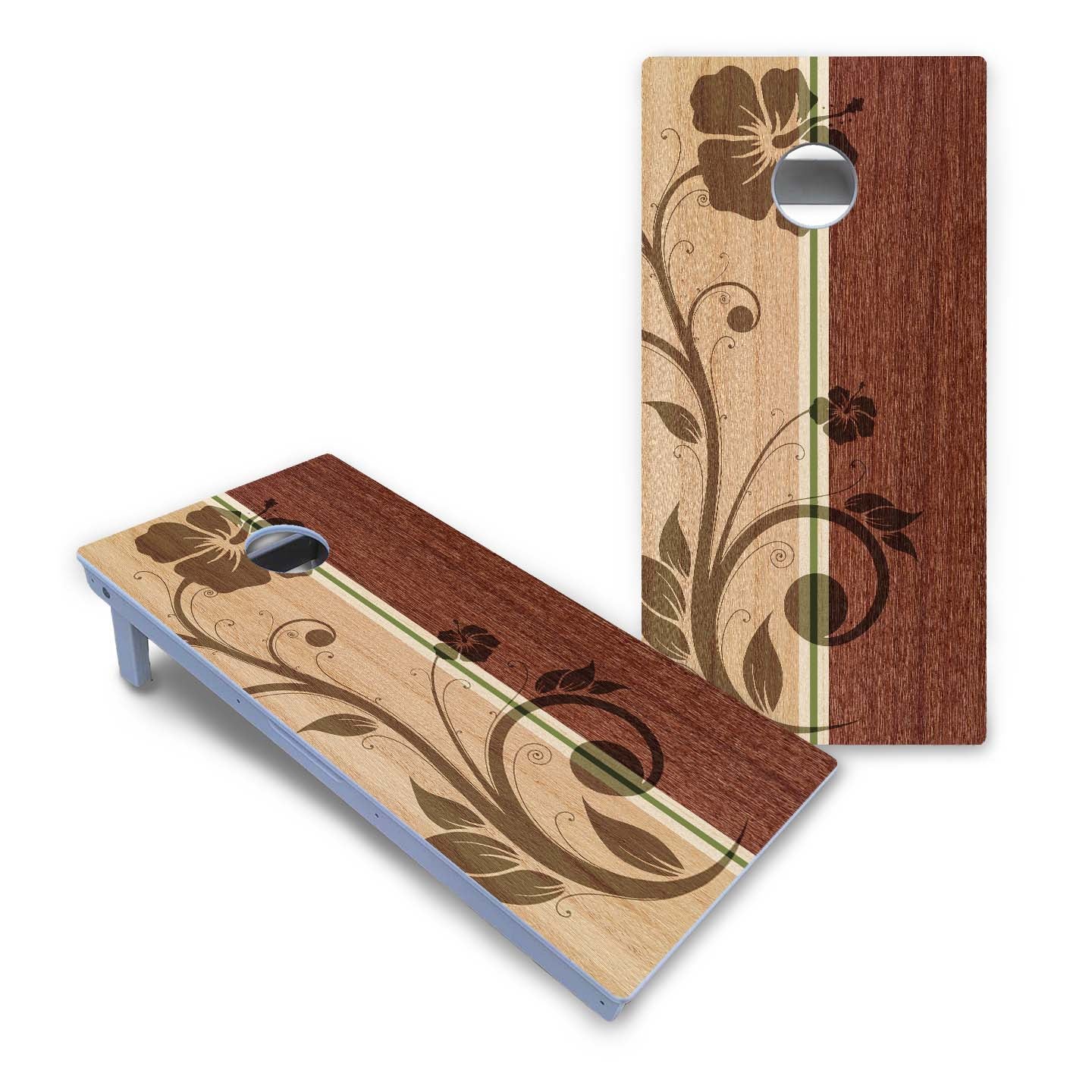 Hawaiian Surf Board All-Weather Cornhole Set