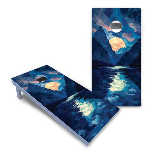 Kenai Fjords National Park at Night All-Weather Cornhole Set