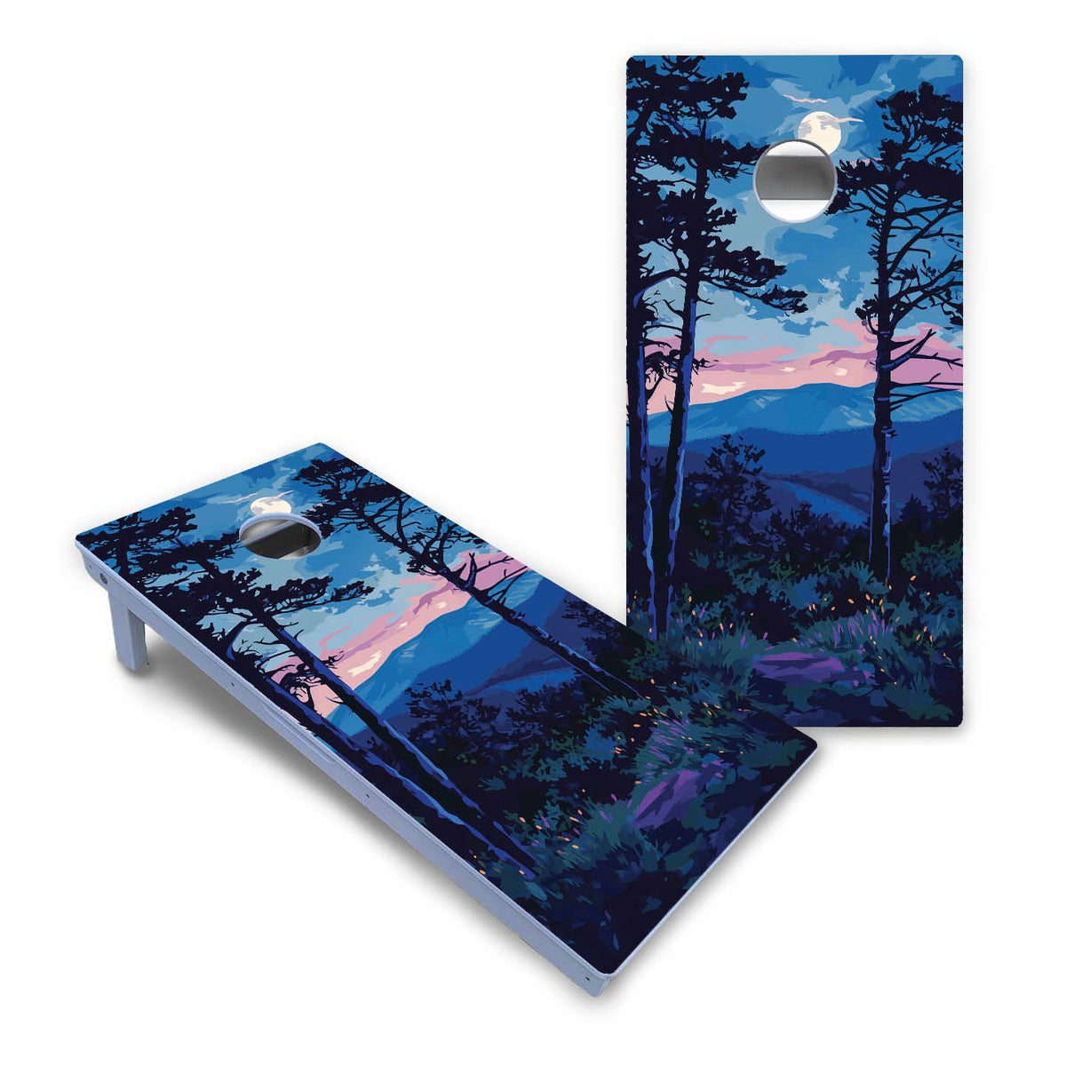 Shenandoah National Park at Night All-Weather Cornhole Set