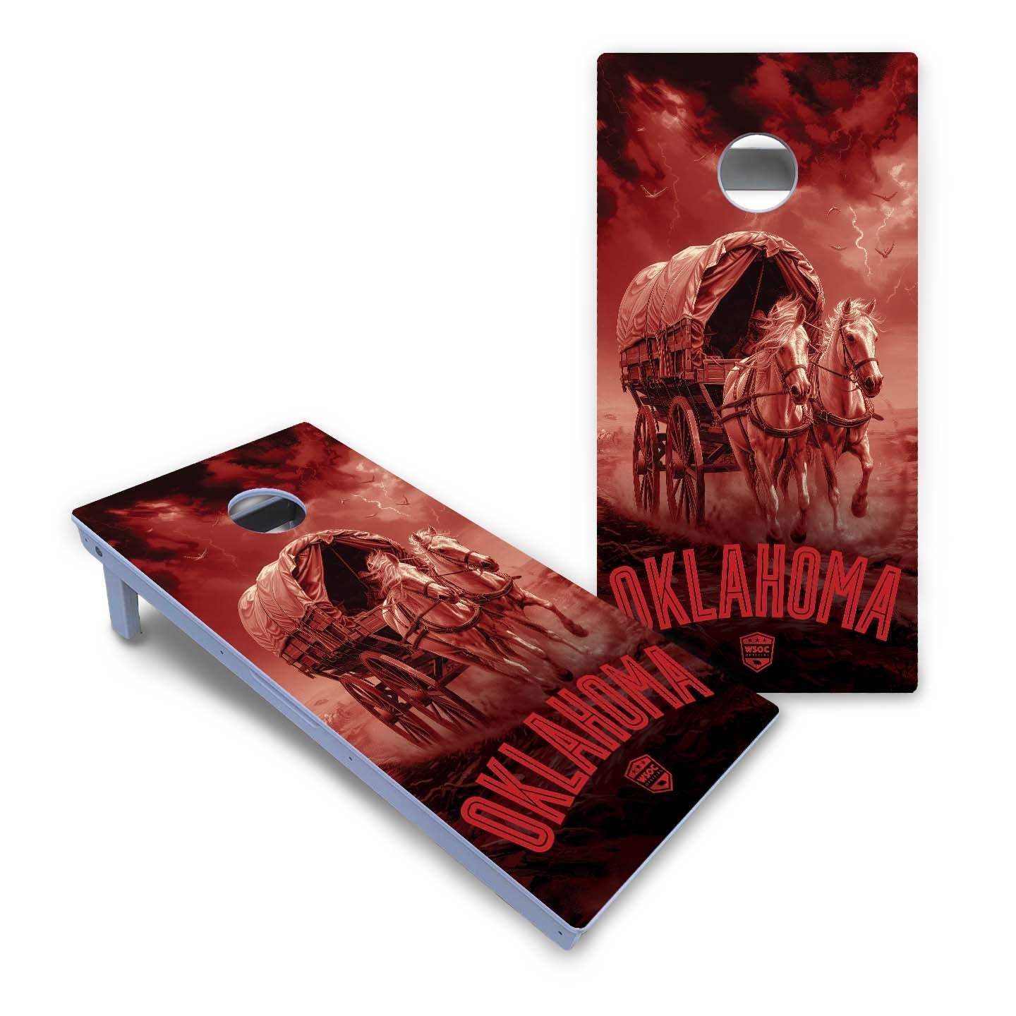 Oklahoma All-Weather Cornhole Set