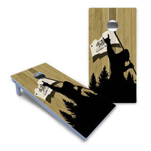 Sasquatch California Flag All-Weather Cornhole Set
