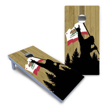 Sasquatch California Flag Color All-Weather Cornhole Set
