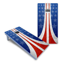 Vintage Curved Striped All-Weather Cornhole Set
