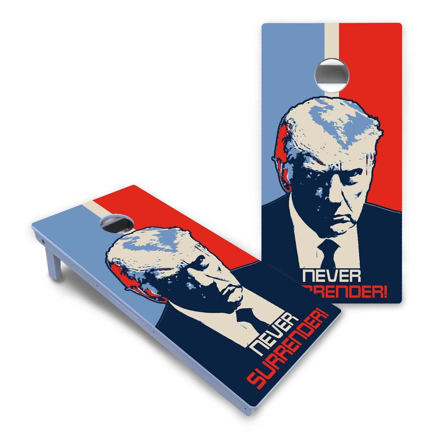 Never Surrender All-Weather Cornhole Set