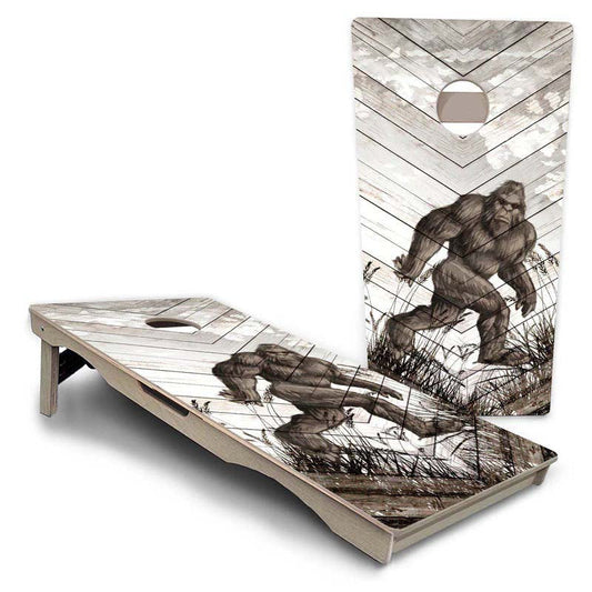 Bigfoot Whitewash Pro Solution Cornhole Boards