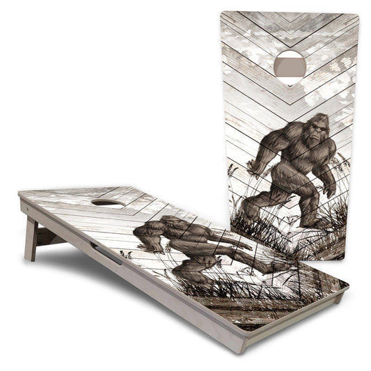 Bigfoot Whitewash Pro Cornhole Boards