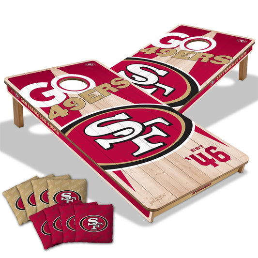 San Francisco 49ers 2x4 Pro Cornhole Boards
