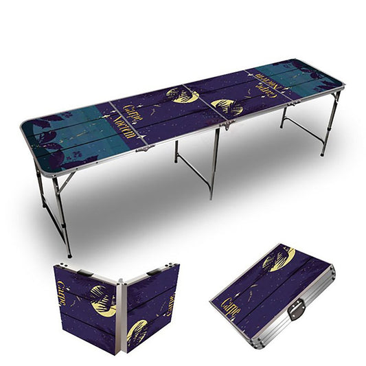 Beach Carpe Diem Beer Pong Table