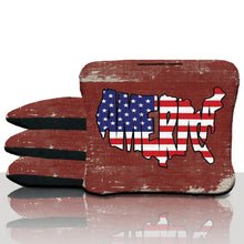 America Red Stick & Slide Cornhole Bags
