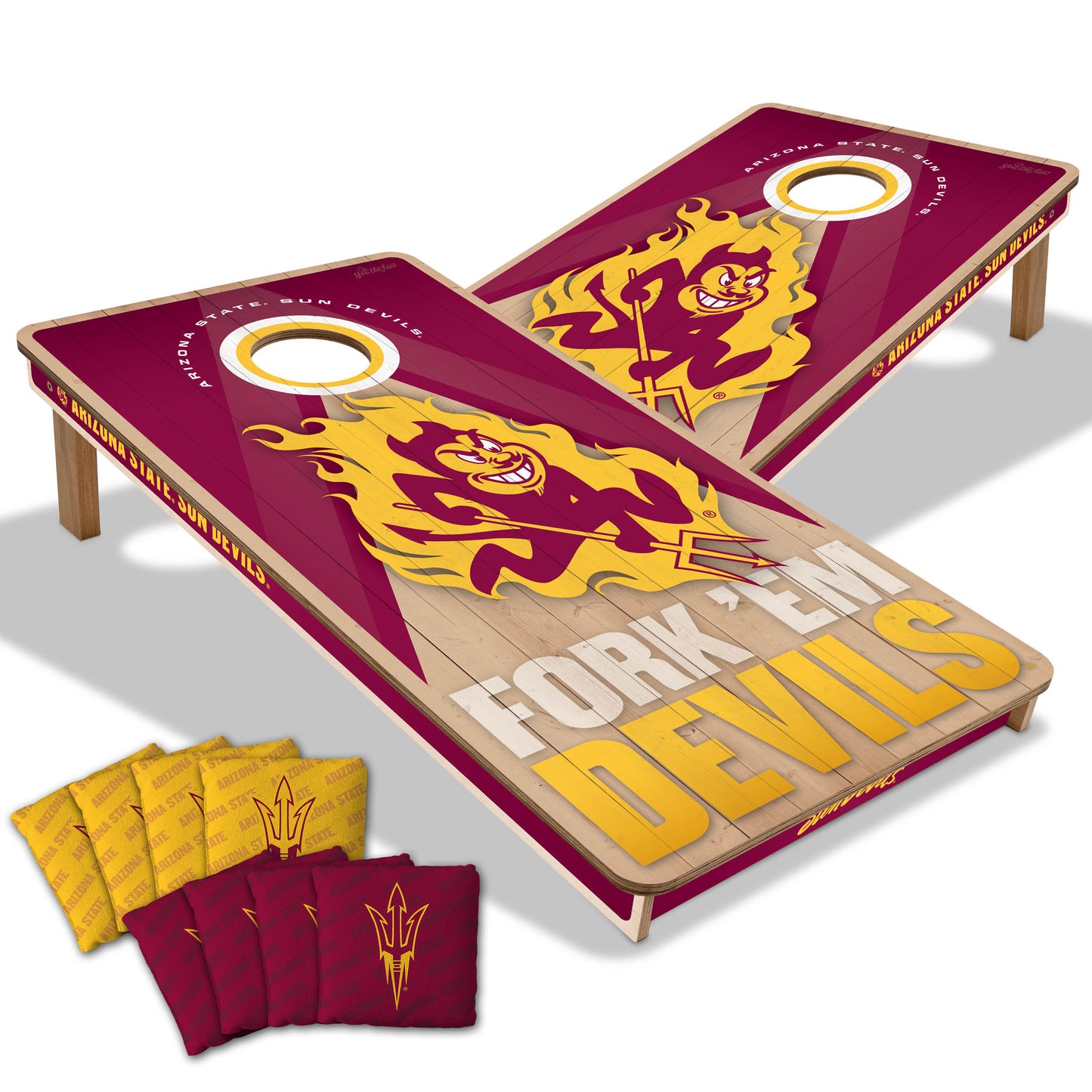 Arizona State Sun Devils NCAA 2x4 Cornhole Board Set