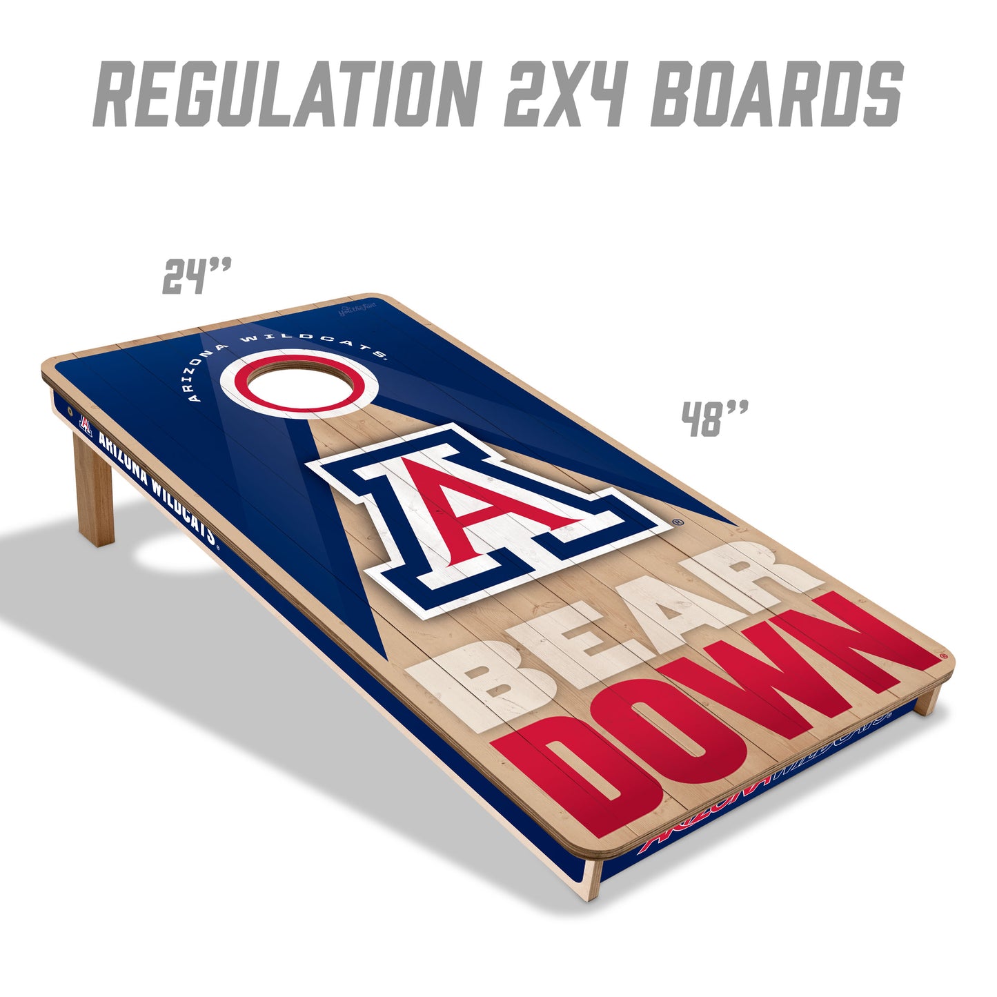Arizona Wildcats NCAA 2x4 Specs