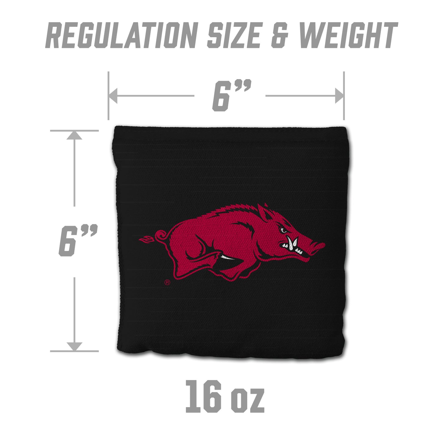 Arkansas Razorbacks Bag Specs