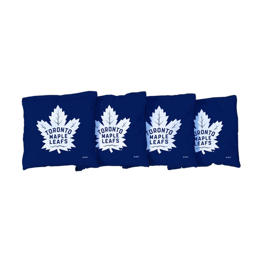 Toronto Maple Leafs Blue Cornhole Bags