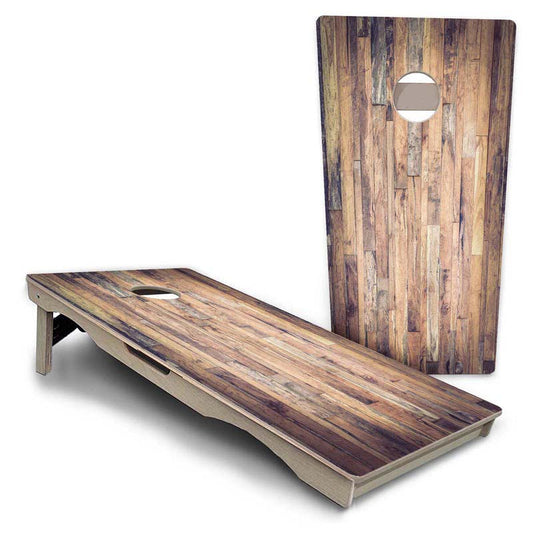 Barnwood Plank Pro Solution Cornhole Boards