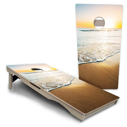 Beach Sunset Pro Solution Cornhole Boards