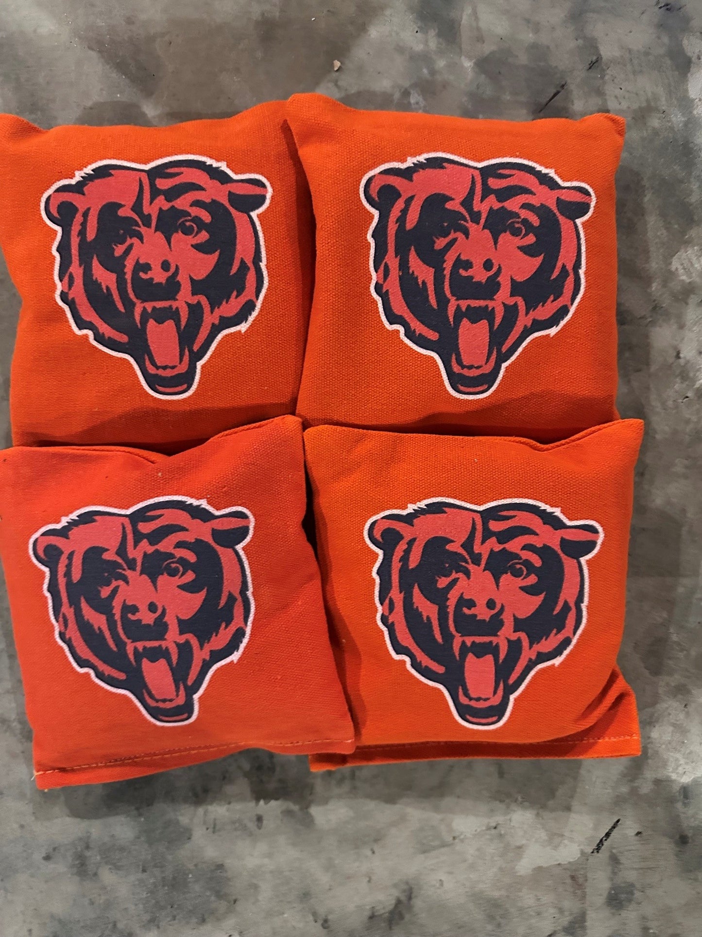 Scratch & Dent - Chicago Bears Orange Cornhole Bags